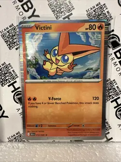 Victini 012/086 Sv: Black Bolt Holo Pokemon TCG 2025 - Image 1