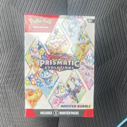 Pokemon Scarlet & Violet Prismatic Evolutions Booster Bundle Box 6 Packs - Image 1