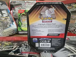 Pokemon TCG: Slaking Triple Whammy Collectors Tin - Factory Sealed - Image 2