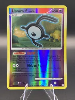 Pokemon Unown [E] Uncommon Mysterious Treasures 65/123 LP Reverse Holo - Image 1