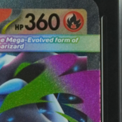 2025 POKEMON PHANTASMAL FLAMES #013/094 MEGA CHARIZARD X EX DOUBLE RARE TAG 9 - Image 4