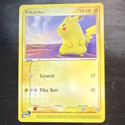 Pokemon TCG Pikachu 72/100 EX Sandstorm Common Regular English Basic 50 HP - Image 1