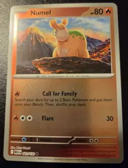 Numel 021/132 Reverse Holo Common Mega Evolution Pokemon TCG - Image 1