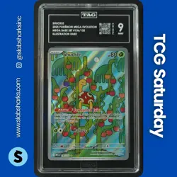 2025 POKEMON MEGA EVOLUTION #136/132 SHUCKLE ILLUSTRATION RARE TAG 9 - Image 1