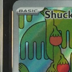 2025 POKEMON MEGA EVOLUTION #136/132 SHUCKLE ILLUSTRATION RARE TAG 9 - Image 3