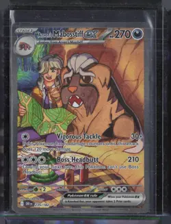 2025 Pokemon Destined Rivals #235 Arven's Mabosstiff ex - Image 1
