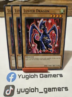 Yu-Gi-Oh Luster Dragon X3 SDKS 1st Edition Common Light Played - Image 1