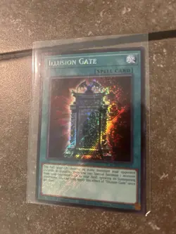 Yu-Gi-Oh! TCG Illusion Gate MZMU-EN023 1st Edition Secret Rare Near Mint - Image 1
