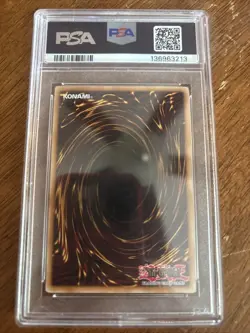 2011 Yu-Gi-Oh Dark Magician JUMP-EN049 Shonen Jump Promo Ultra Rare PSA 9 MINT - Image 2