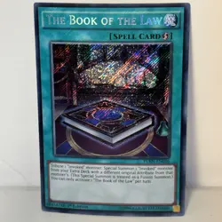 The Book of the Law FUEN-EN036 Secret Rare 1st Edition LP Yugioh TCG - Image 1