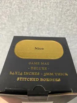 Manamoon NICO 1-PLAYER PLUSH HYBRID RUBBER PLAYMAT (Sealed) one piece manga - Image 4