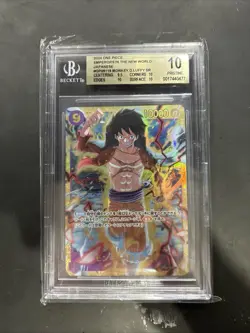 BGS 10 One Piece Monkey D Luffy Emperors in the New World Japanese OP09-119 SEC - Image 2