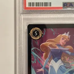 2023 Disney Lorcana EN 1 Aurora Dreaming Guardian #139 PSA 10 Super Rare Nonfoil - Image 3