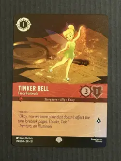 Disney Lorcana Tinker Bell Fancy Footwork Epic Whispers In The Well - Image 2