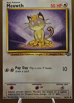 Meowth - (Gold Bordered Promo) 56/64 Miscellaneous Cards & Products Regular - Image 1