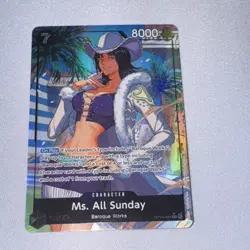 One Piece, OP14, 2 Character Cards Kid & Killer Ms. All Sunday, alt art, LOT - Image 3