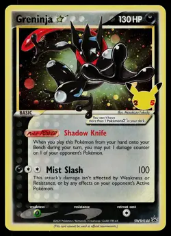 Pokemon Card - Greninja Star Sword & Shield Promo SWSH144 Holo Promo - Image 1