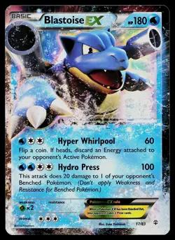 Pokemon Card - Blastoise EX Generations 17/83 Holo Rare EX 2016 - Image 1
