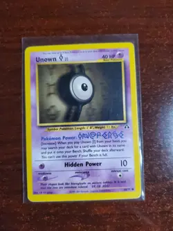 Unown I Unknown Non Holo Pokemon Card 68/75 - Image 1