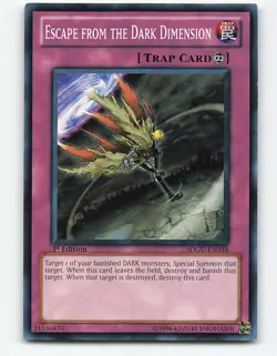 Escape from the Dark Dimension #PTDN-EN072 Super Rare 1st Edition Yugioh Card - Image 1