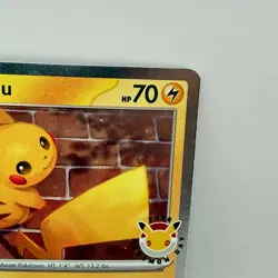 Pokemon Pikachu 051/162 Temporal Forces Pokemon Day 2024 Stamp Promo Card NM - Image 3