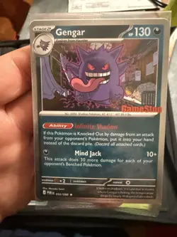 Pokemon Gengar GameStop Promo Card POR 050/088 HP 130 Mind Jack Rare - Image 1