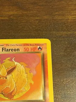 Pokemon TCG Dark Flareon 1st Edition Uncommon Card 35/82 - Image 3
