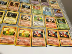 Shadowless Base Set Pokemon Cards 104 Total Bulk Lot Original 1999 - Image 3