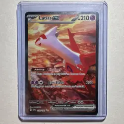 Pokemon Latias ex 239/191 Sv08 Surging Sparks EX Full Art Holo Special Rare Card - Image 1