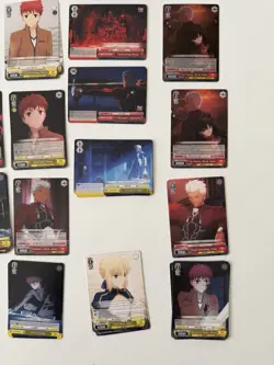 Weiss Schwarz Fate Stay Night Card Lot 49 Cards Trial Deck Saber Rin Anime - Image 4