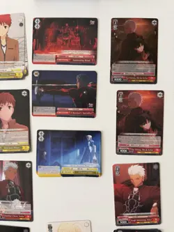 Weiss Schwarz Fate Stay Night Card Lot 49 Cards Trial Deck Saber Rin Anime - Image 5