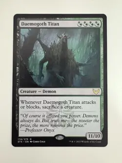 Daemogoth Titan MTG Magic the Gathering Card NM Near Mint STX - Image 1