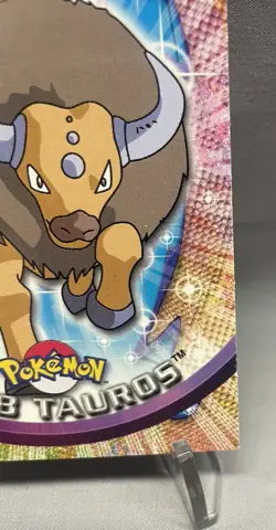 TAUROS Series 3 TV POKEMON Non-Holo 2000 TOPPS Trading Card #128 - Image 3