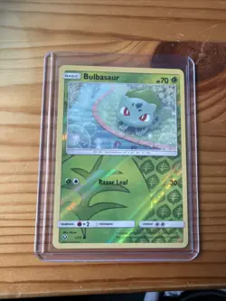 Pokemon TCG Shining Legends Bulbasaur 1/73 Reverse Holo Common Card - Image 5