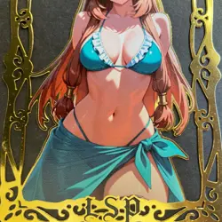 Goddess Story Gold METAL Card - Serial Number #/100! Anime Waifu - Raphtalia - Image 3