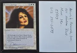 SIGNED MtG Magic Dameon Willich _ Beta CE _ Artist Proof _ REVERSE DAMAGE _1/50! - Image 1