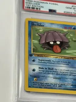 1999 Pokemon 1st Edition Fossil Shellder #54 Card WOTC TCG Gem Mint PSA 10 💎 - Image 2