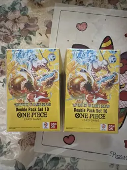 One Piece OP-15 Double Pack Booster Box Adventure of Kami Island TCG NEW Lot 2 - Image 1