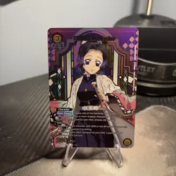 Shinobu Kocho 021 R* Union Arena Demon Slayer Kimetsu No Yaiba w/ Top Loader - Image 1