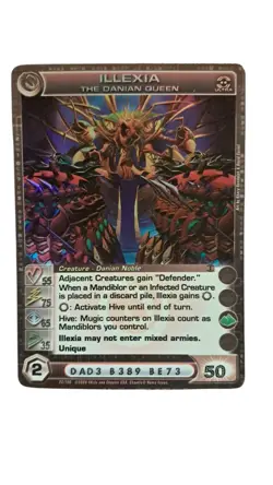 Chaotic Card Illexia The Danian Queen 22/100 Ultra Rare Foil 55/75/65/35 50 - Image 2