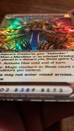 Chaotic Card Illexia The Danian Queen 22/100 Ultra Rare Foil 55/75/65/35 50 - Image 3