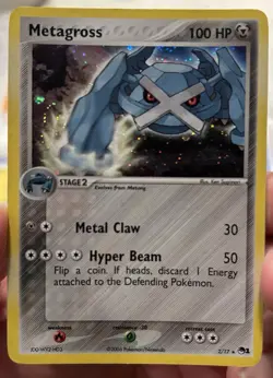 Pokemon Metagross POP Series 1 Holo Rare 002/017 English 2006 100 HP Card - Image 1