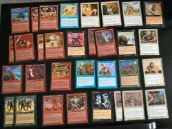 Lot Of 32 Vtg MTG 1997-2000 Only Era Magic The Gathering Cards 90s Og Played - Image 1