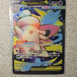 Pokemon TCG Mega Clefable EX POR Holo 103/088 Fairy Stage 1 Card - Image 1