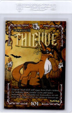 thievel Peruvian Halloween Pokemon card - Image 1