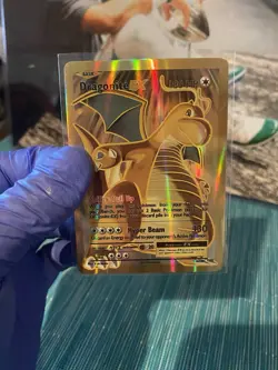 Pokemon Dragonite EX Full Art Ultra Rare Holo Evolutions 106/108 180 HP Card - Image 1