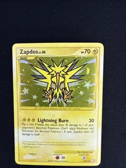 2009 Pokemon Zapdos Holo Secret Rare Card 150/147 Supreme Victors NM Condition - Image 1