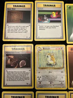 Pokemon Vintage Base Common Rare Cards Lot OLD 1999 WOTC Set Collection Bundle - Image 2