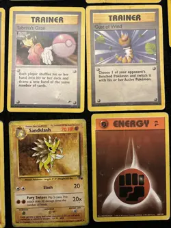 Pokemon Vintage Base Common Rare Cards Lot OLD 1999 WOTC Set Collection Bundle - Image 4