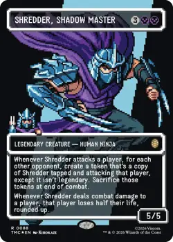 Shredder, Shadow Master SURGE FOIL Borderless Teenage Mutant Ninja Turtles NM - Image 1